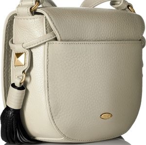 Badgley Mischka White Crossbody Bag with Tassels brand new still in bag
